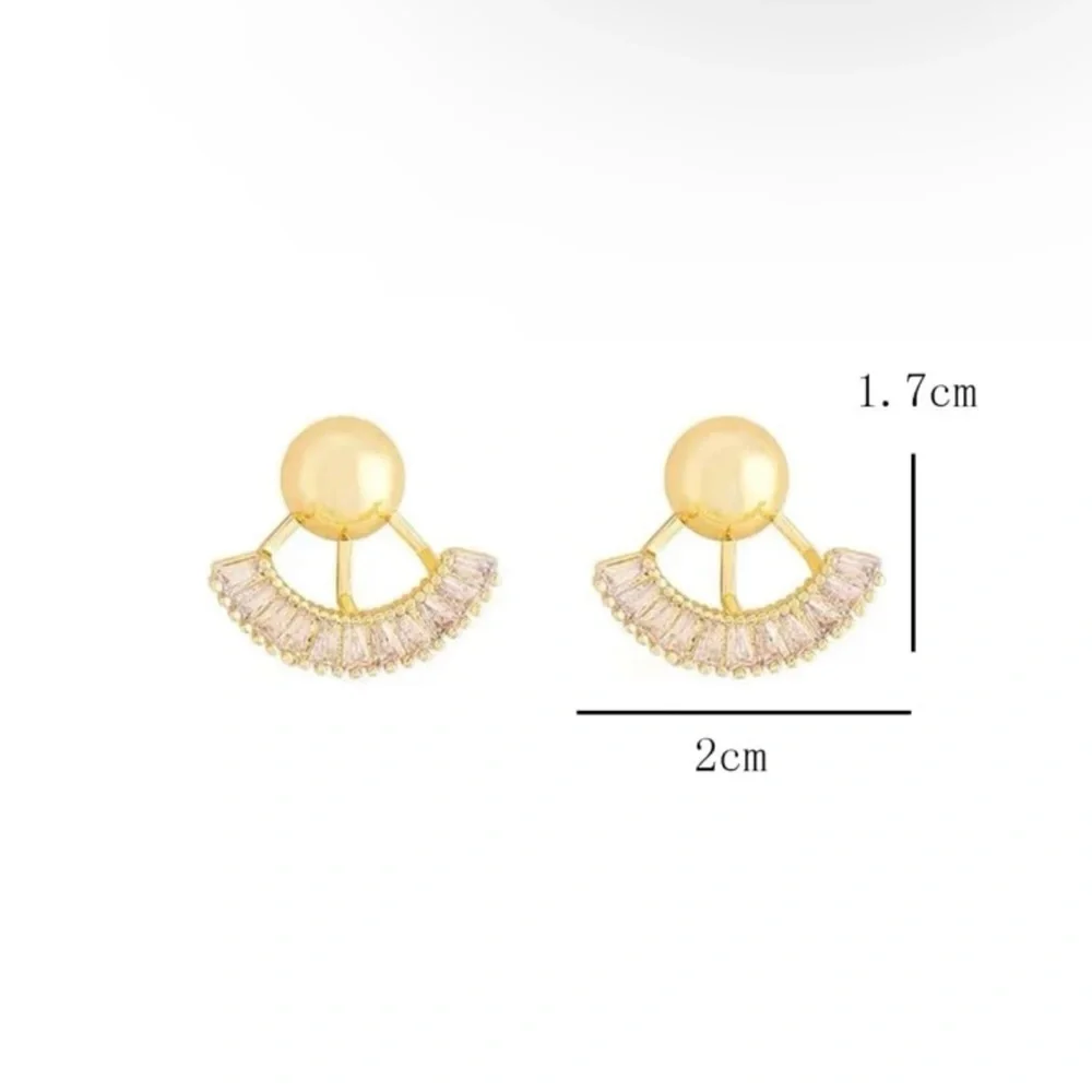 Double sided earrings - Picture 3 of 4